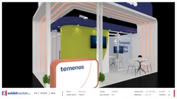 20x20 Peninsula booth design by Exhibit-Rentals